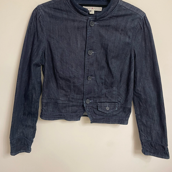 Women’s Fitted Tommy Hilfiger Denim Jacket Size M - Picture 1 of 4
